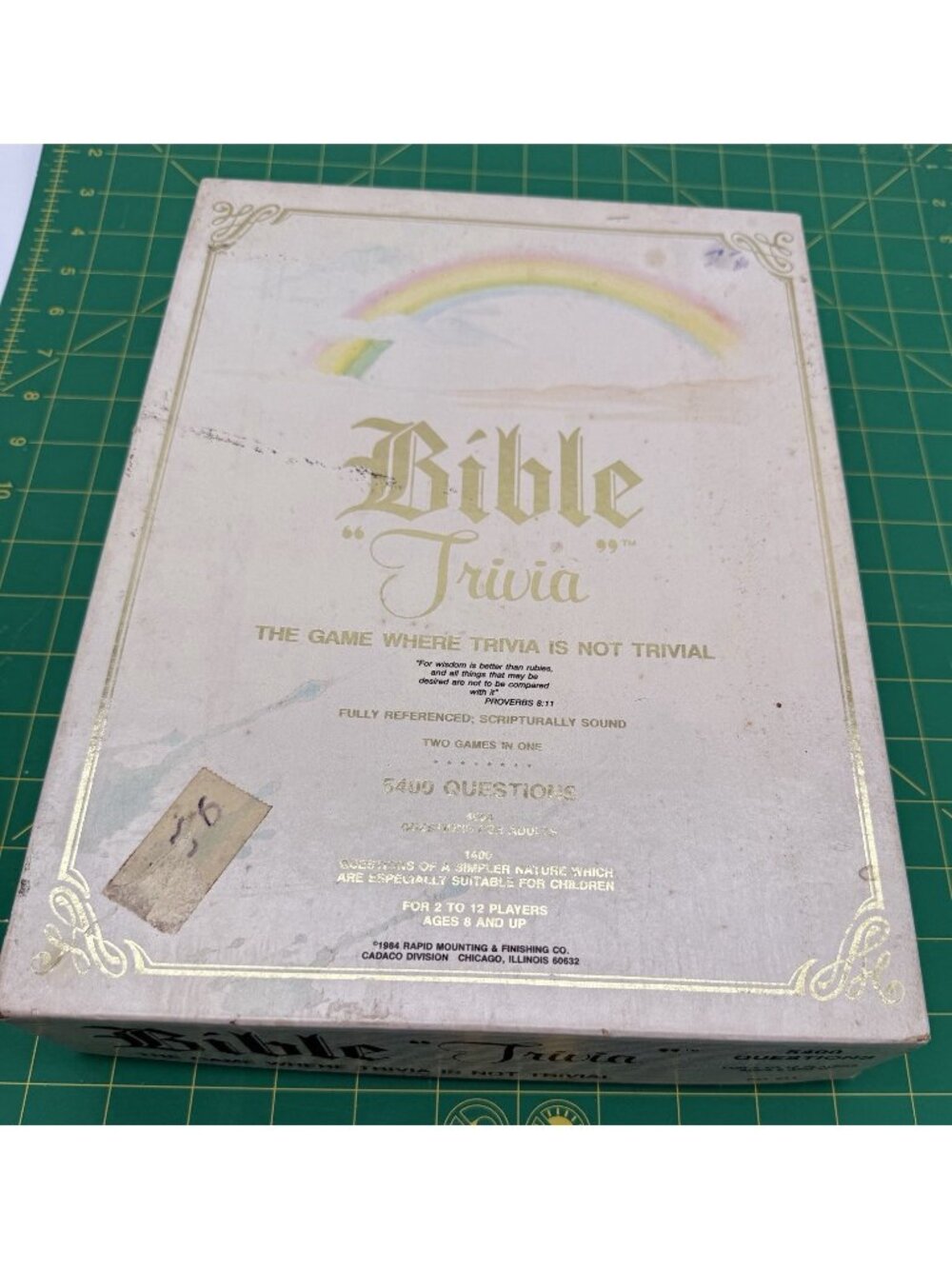 1985 Vintage Bible Trivia Board Game Near Complete Kids And Adults READ!